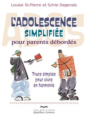 cover image of L'adolescence simplifiée pour parents débordés